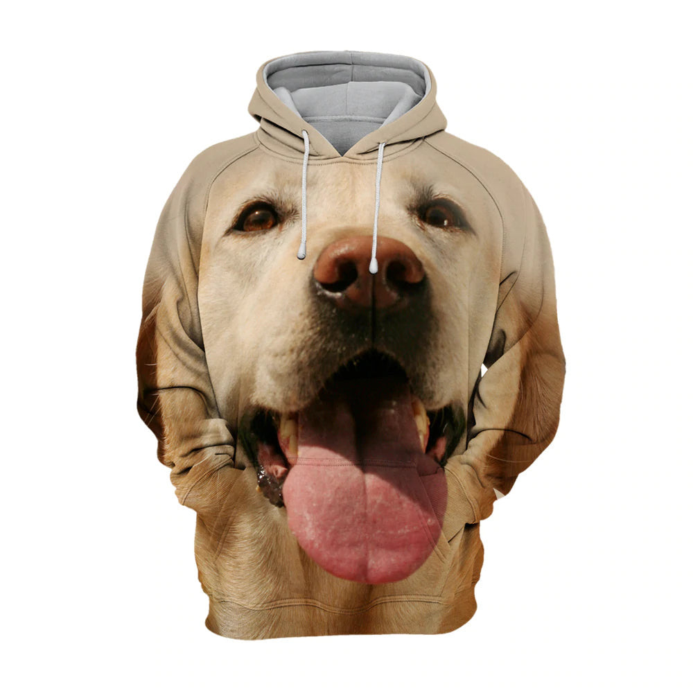 Labrador Happy - Unisex 3D Graphic Premium Hoodie – Dog so cute